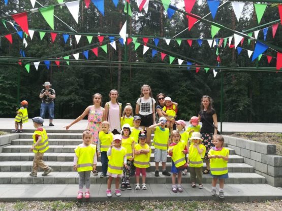 Воспитанники посетили детскую железную дорогу