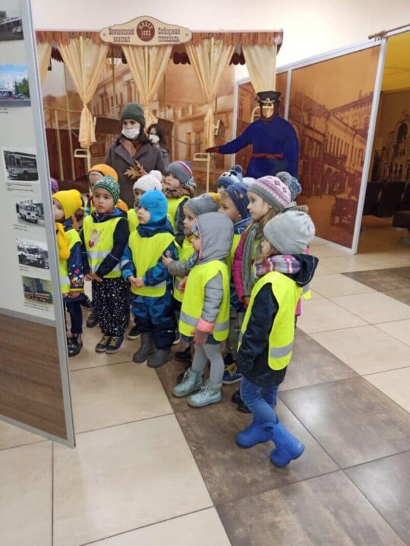 Children from the Mission visited the Museum of Public Transport