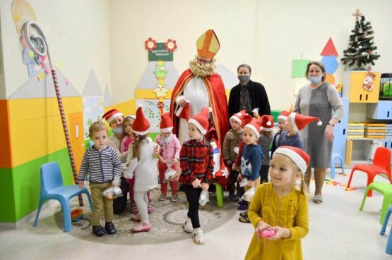 Saint Nicholas visited the Mission