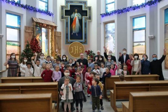 Арцыбіскуп Тадэвуш Кандрусевіч наведаў Хрысціянскі Сацыяльны Цэнтр