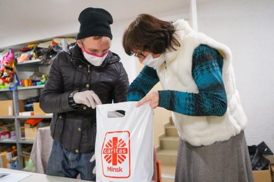 Адкрыўся пункт прыёма-перадачы гуманітарнай дапамогі