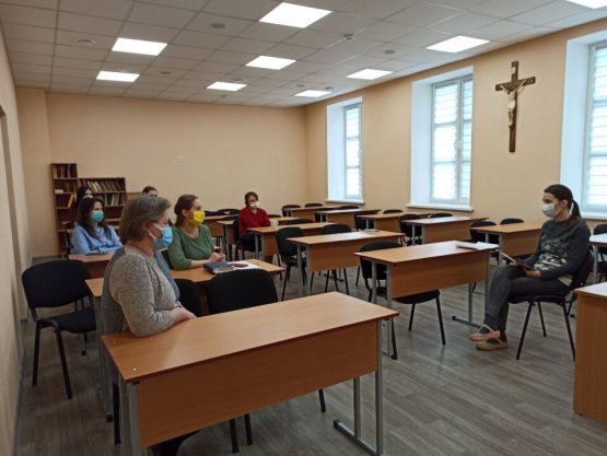 Прайшла сустрэча выхавацеляў з лагапедам-дэфектолагам