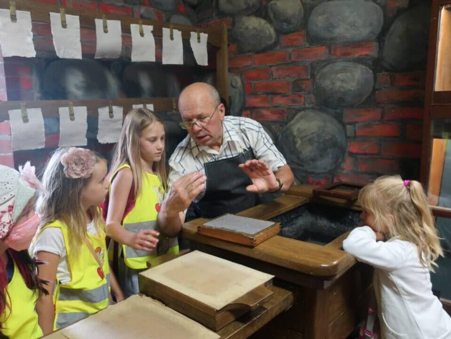 Children visited the National History Museum and participated in master class at “Printing yard of XVI century”