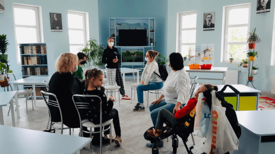 У Сацыяльным Цэнтры пачаліся заняткі для дзяцей з РГА БОБМ