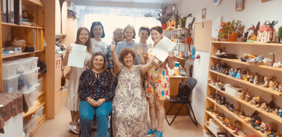 Псіхолаг з Сацыяльнага Цэнтра наведала семінар па працы з дашкольнікамі