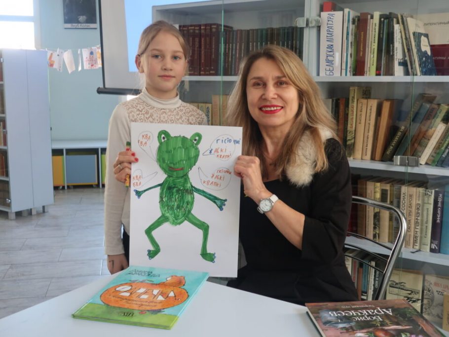 Artystka Oksana Arakczejewa poprowadziła warsztaty dla dzieci