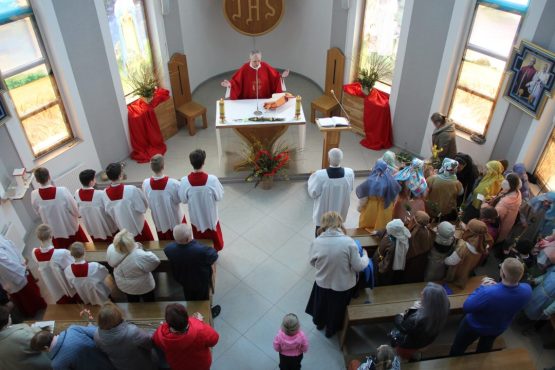 Вербное воскресенье в часовне Миссии